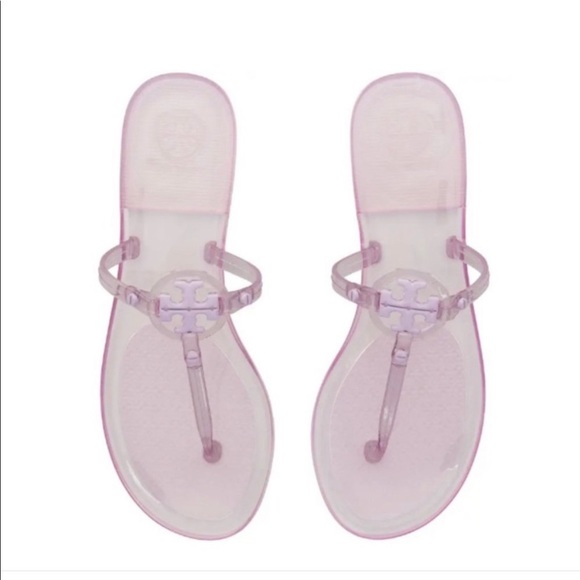 tory burch pink jelly sandals